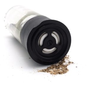 Ceramic 100ml Glass Spice Jar with Grinder