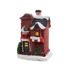 Christmas Village Houses Mini Christmas Village Houses Resin Christmas Bubble House with LED Light