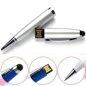 Metal Pen with Built‑in USB Flash Drive – Multi‑Capacity Storage