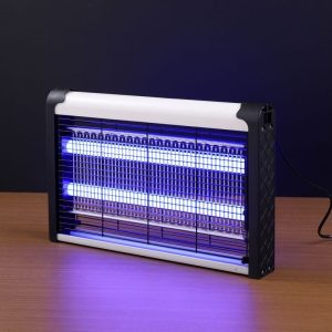Electric Mosquito Trap Lamp – UVA Light Insect Killer with Tray
