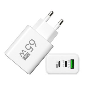 65W 3‑Port USB Type‑C Fast Charger